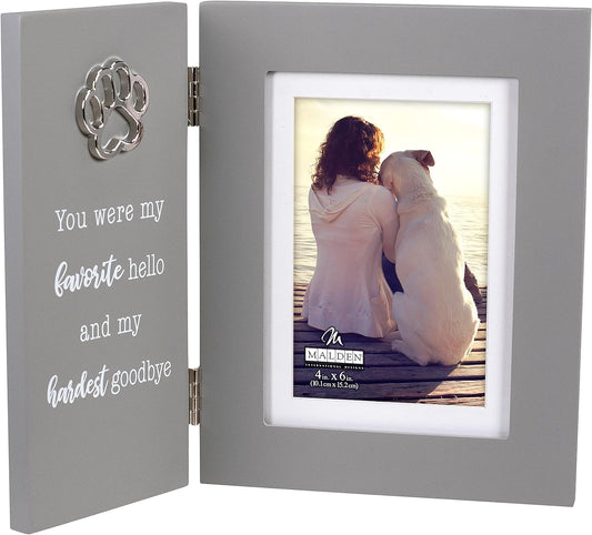 HARDEST GOODBYE Bereavement Pet Frame