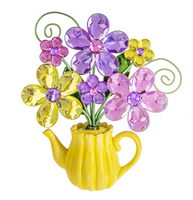 Daisy Teapot Posy Pot