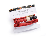 Wooden Beads Bracelet Set