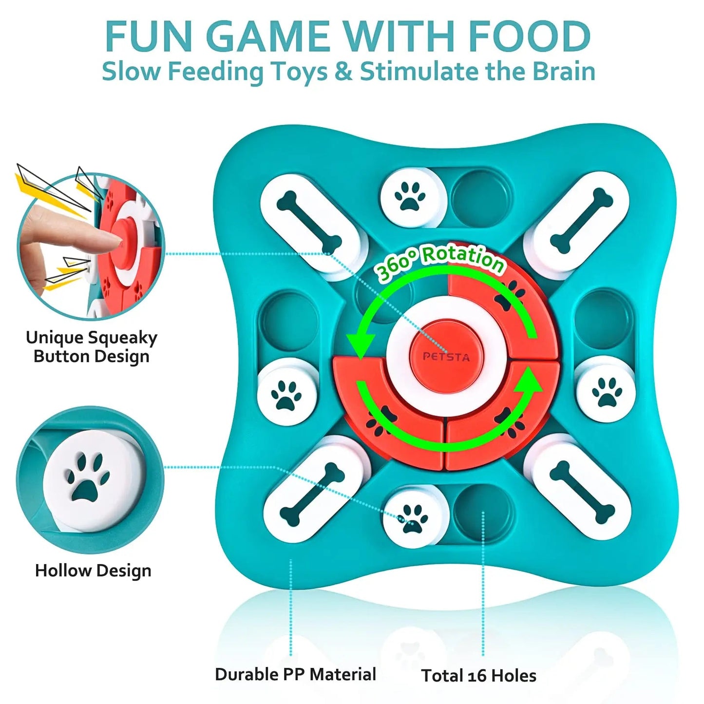 Treat-Dispensing Dog Game – Mental Stimulation & Fun!