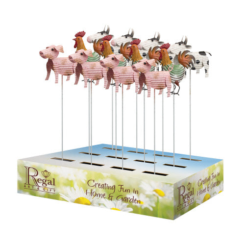 Barnyard Animal Plant Pick