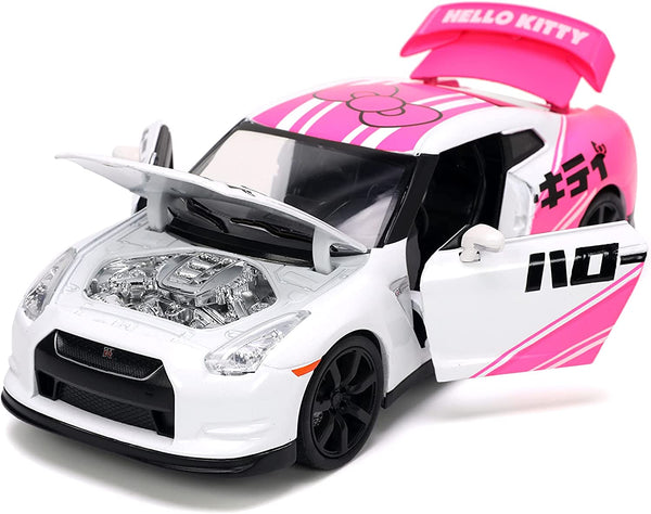 Jada Toys Hello Kitty 2002 Nissan Skyline GT-R (BNR34) 1/24 Scale Die Cast  Figure - US