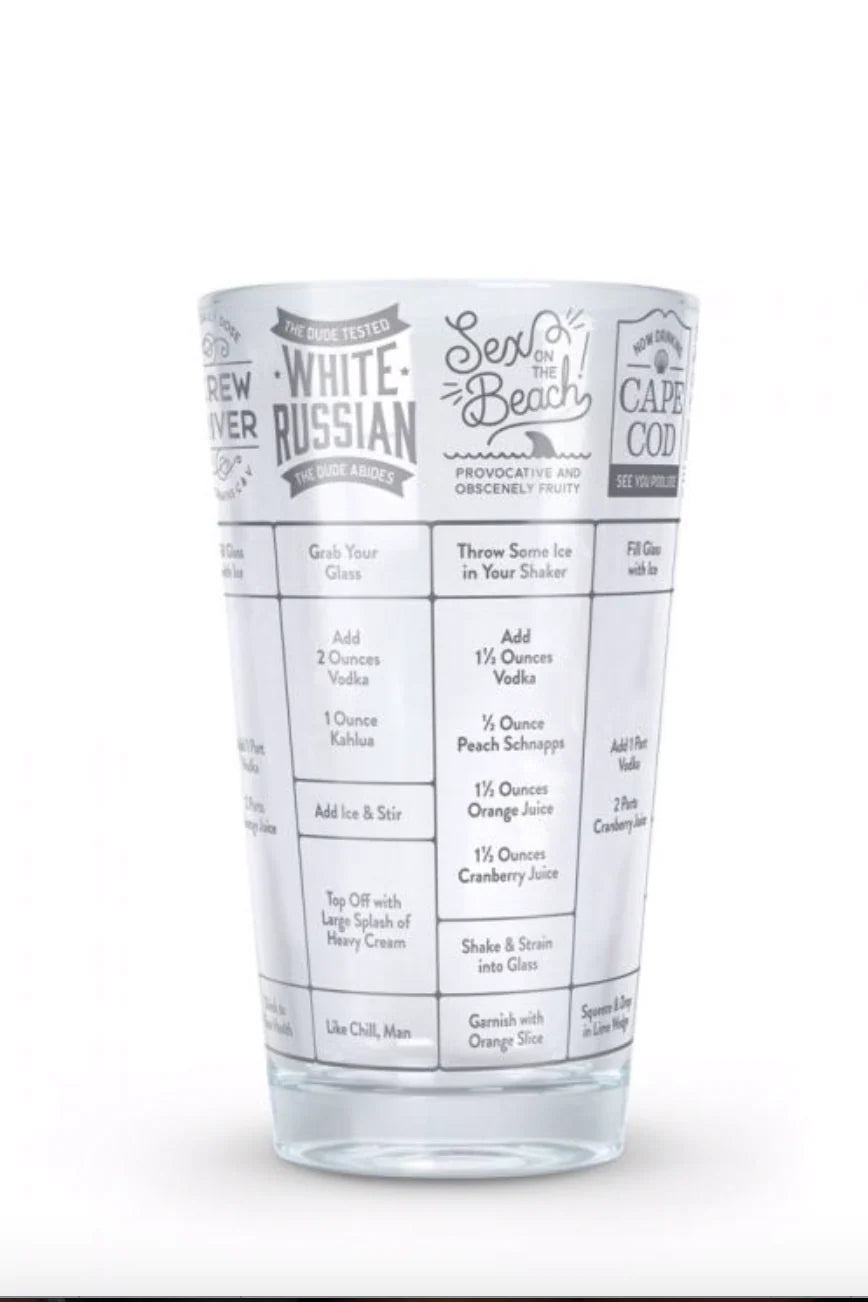 Good Measure Recipe Glass