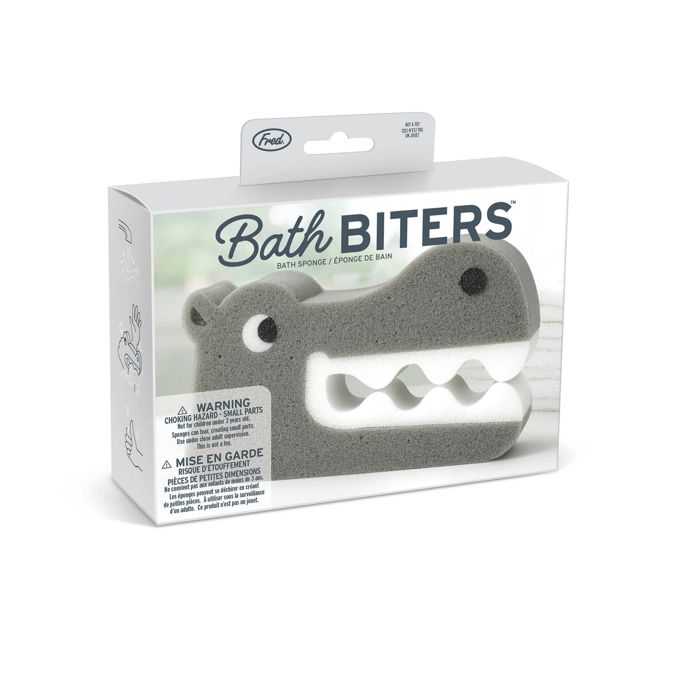 Bath Biter Hippo Sponge