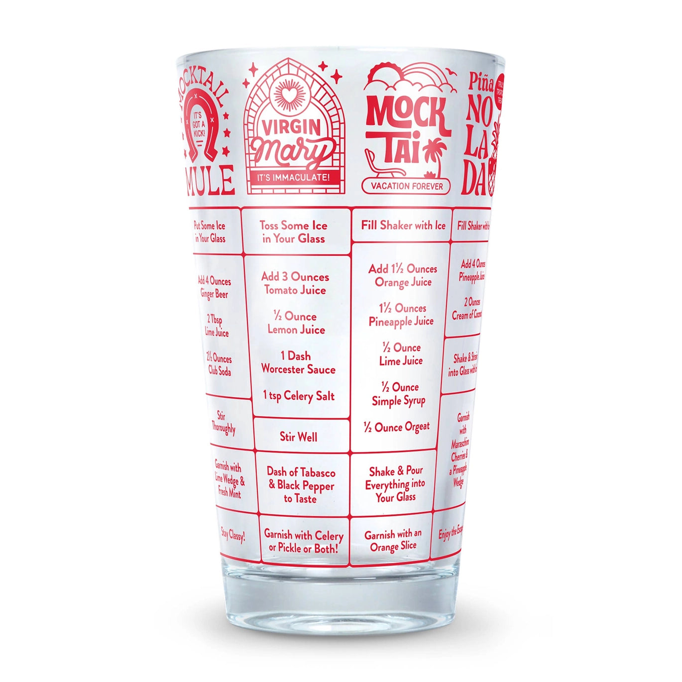 Good Measure Recipe Glass