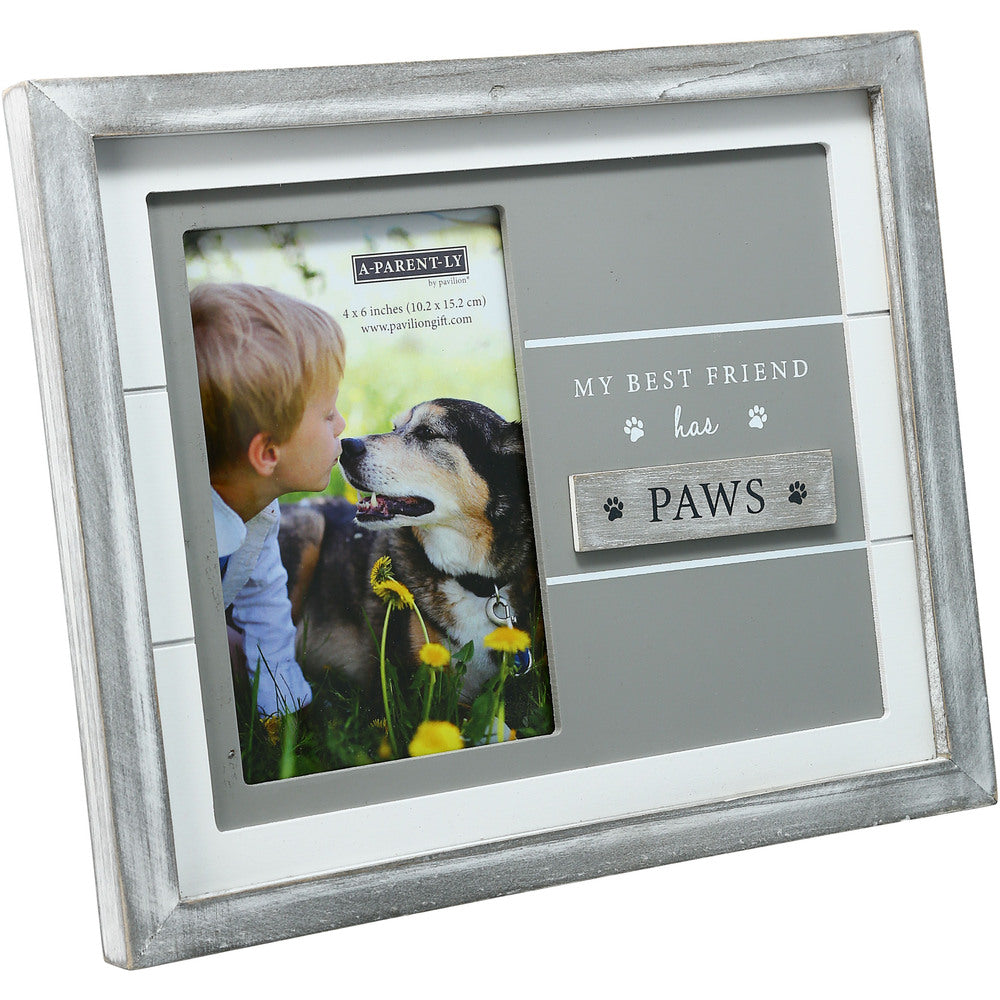 Weathered Gray Photo Frame