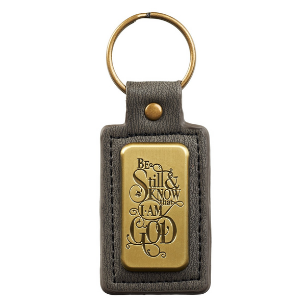 BE STILL AND KNOW Keychain