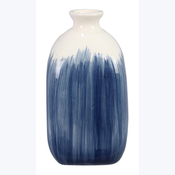 Coastal Blue Ceramic Vase