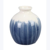 Coastal Blue Ceramic Vase