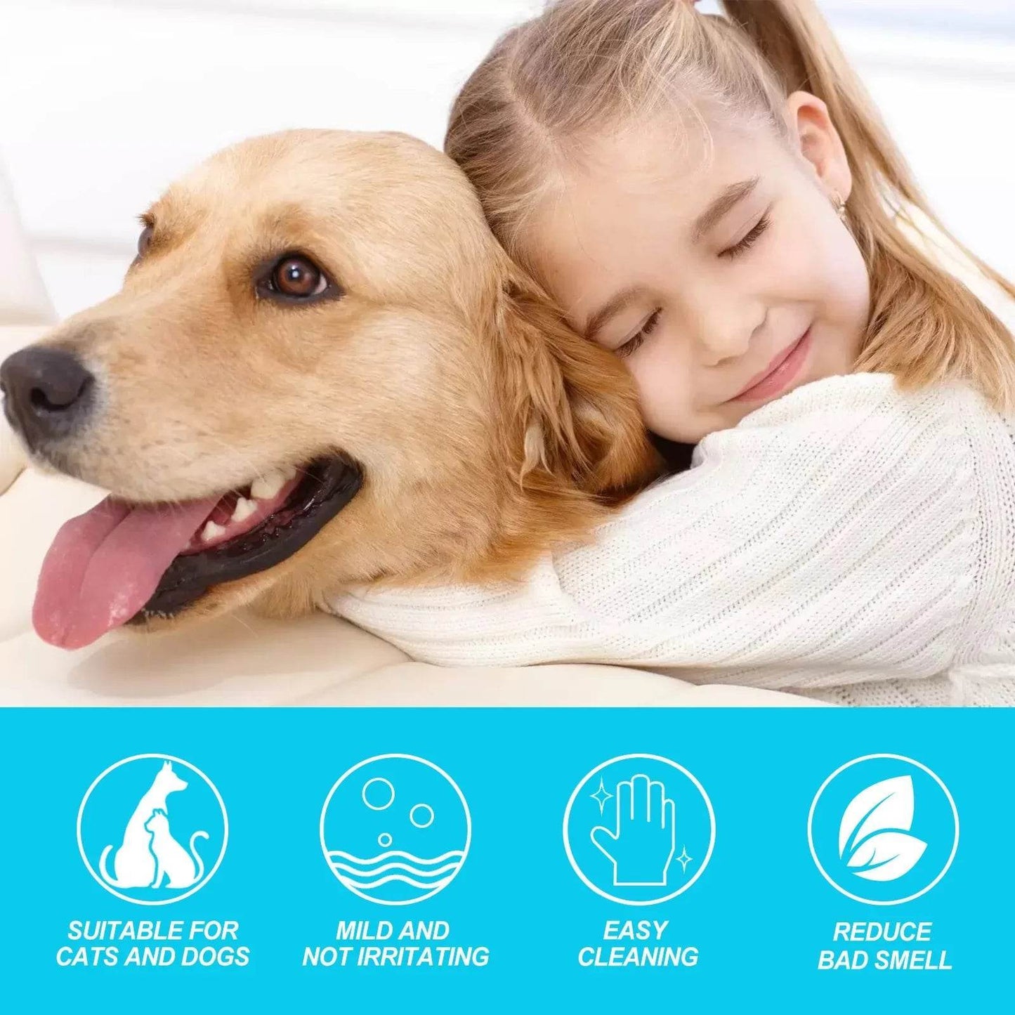 2-in-1 Pet Gloves – Gentle Massage + Odor Elimination in One!