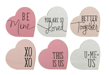 Valentine Tabletop Heart Block (CLEARANCE)