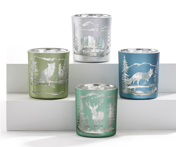 Animal Silhouette Votive Cup