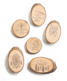 Wood Slice Sentiment Magnet