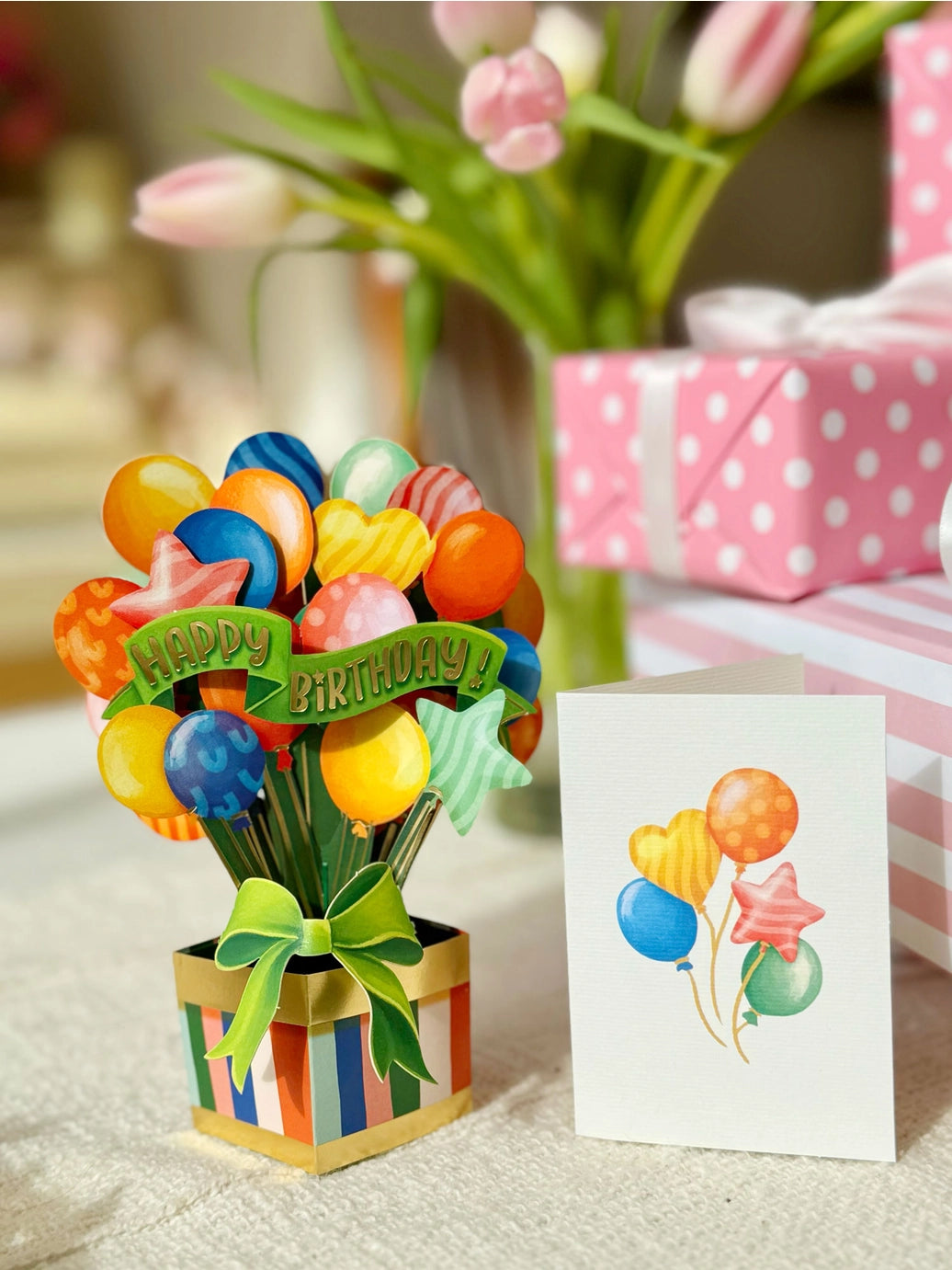 Pop-up Mini-Bouquet Card
