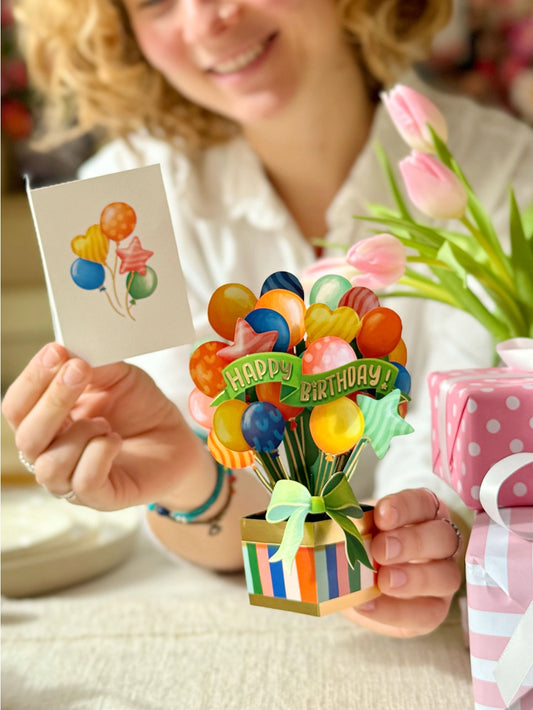 Pop-up Mini-Bouquet Card