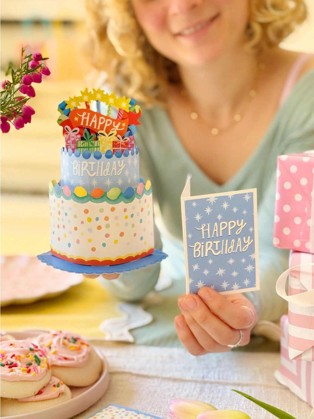 Pop-up Mini-Bouquet Card