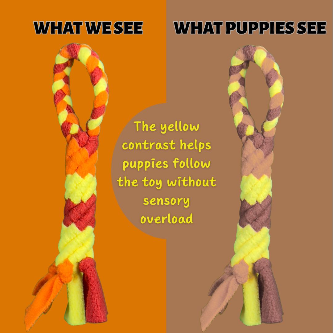 Chelsy’s Toys Patented Fleece Tug Toy – Interactive Dog Tug Toy for Play, Training & Enrichment
