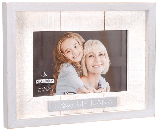 I LOVE MY NANA Rustic Wood Frame