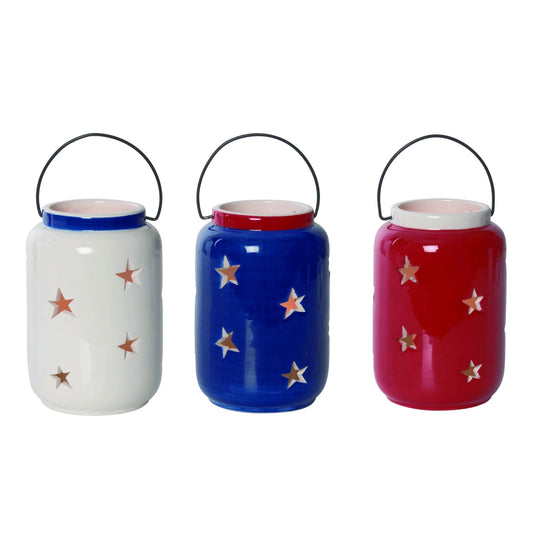 Americana Candle Holder