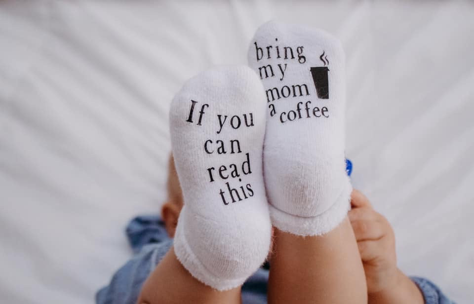 IF YOU CAN READ THIS...Baby Socks