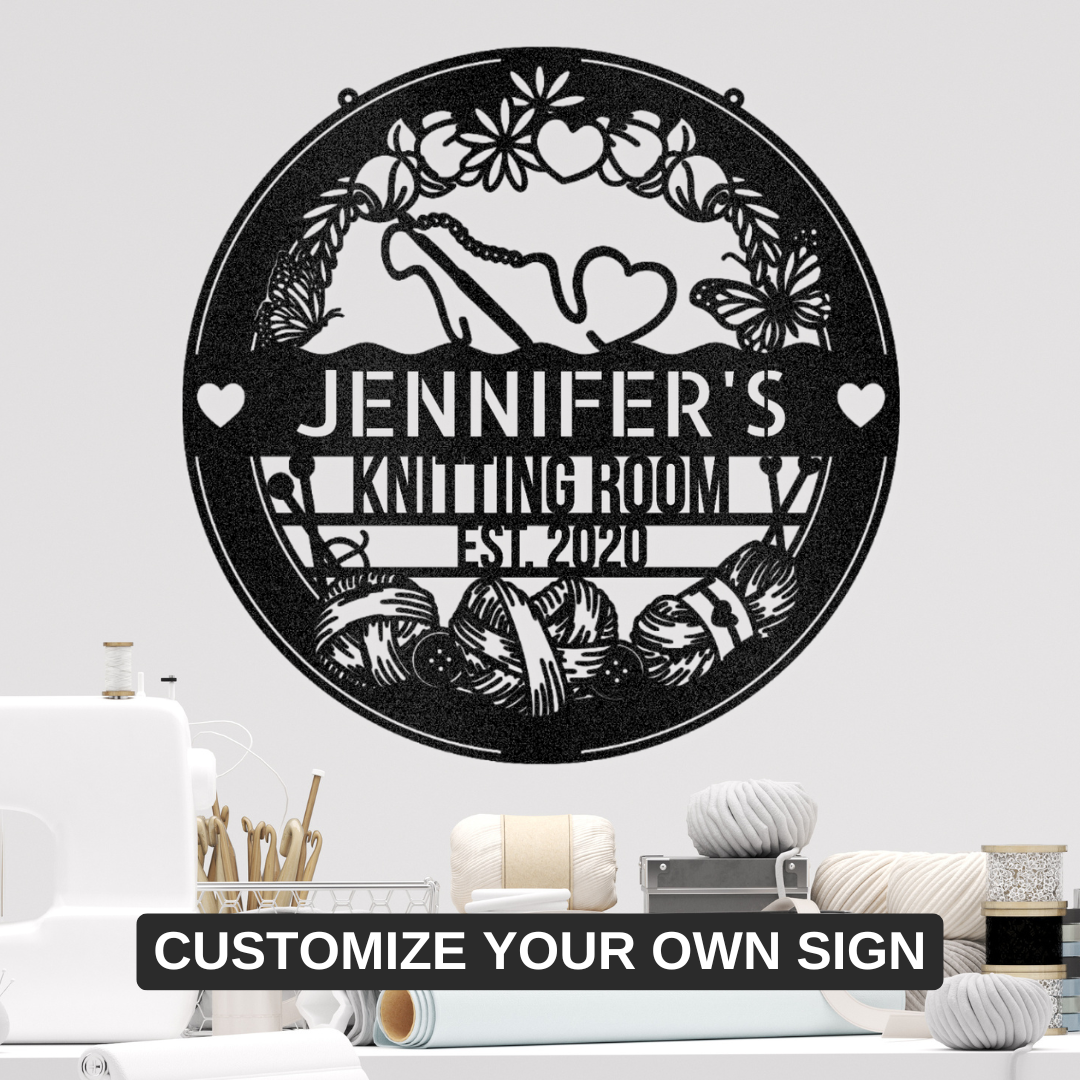 CRAFT ROOM Custom Metal Sign