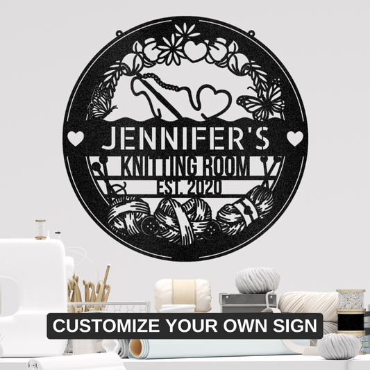 CRAFT ROOM Custom Metal Sign