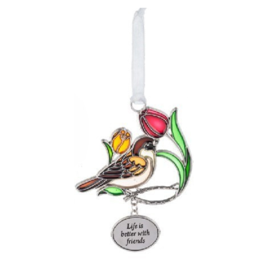 Blooms & Birds Ornament