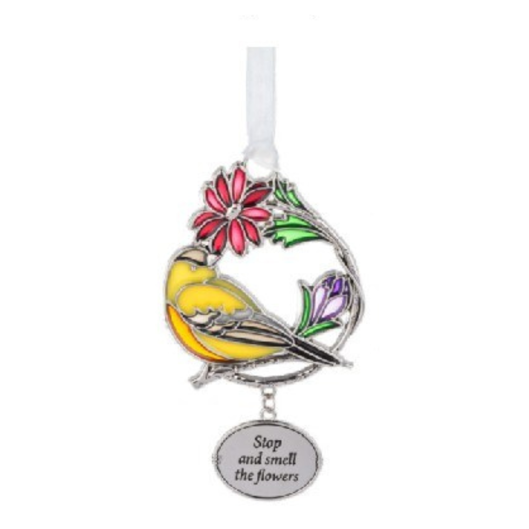 Blooms & Birds Ornament