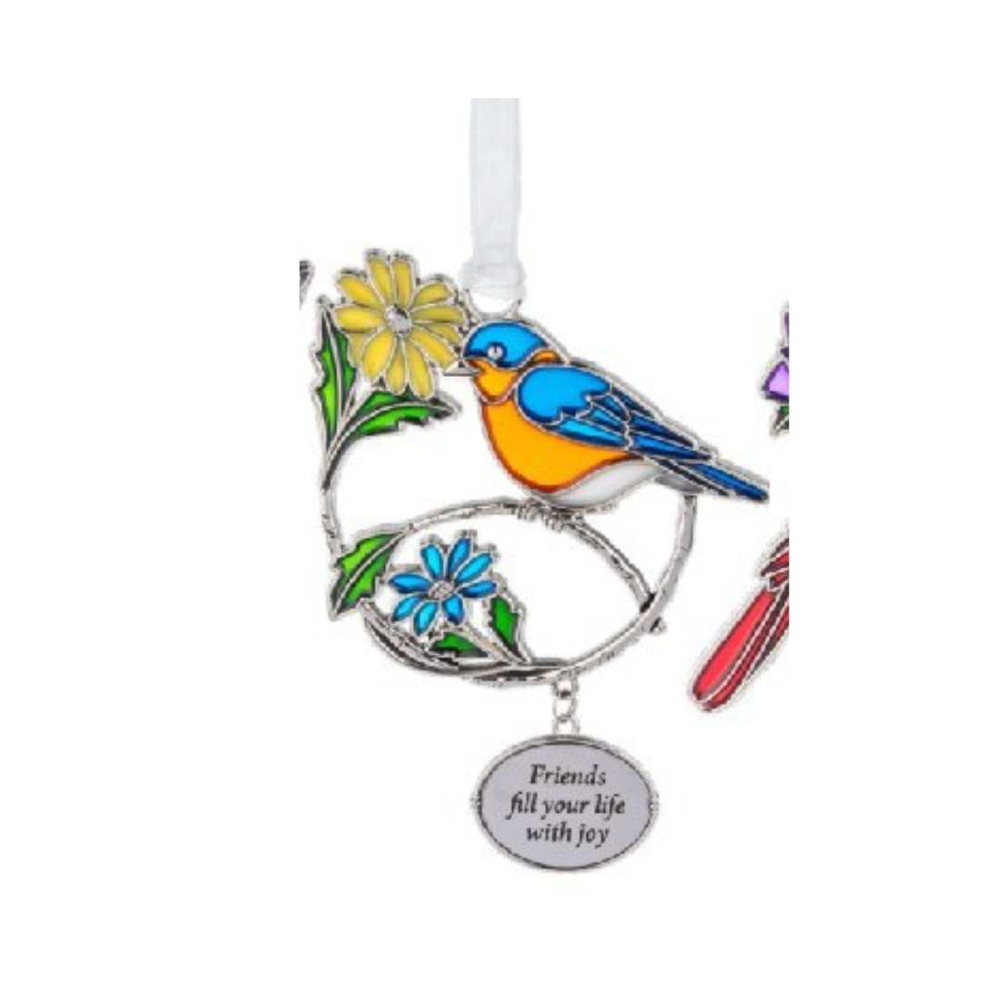 Blooms & Birds Ornament