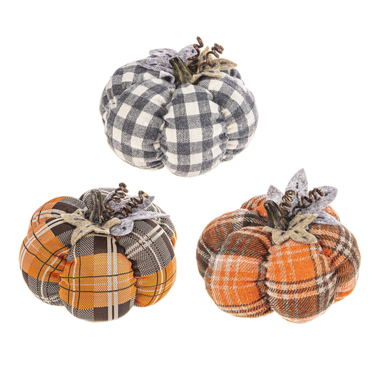 Stuffed Pumpkin Décor