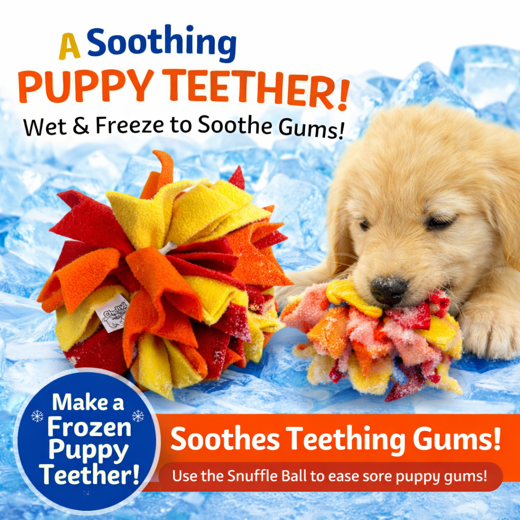 Chelsy’s Toys Snuffle Ball – Interactive Dog Enrichment, Treat & Training Toy