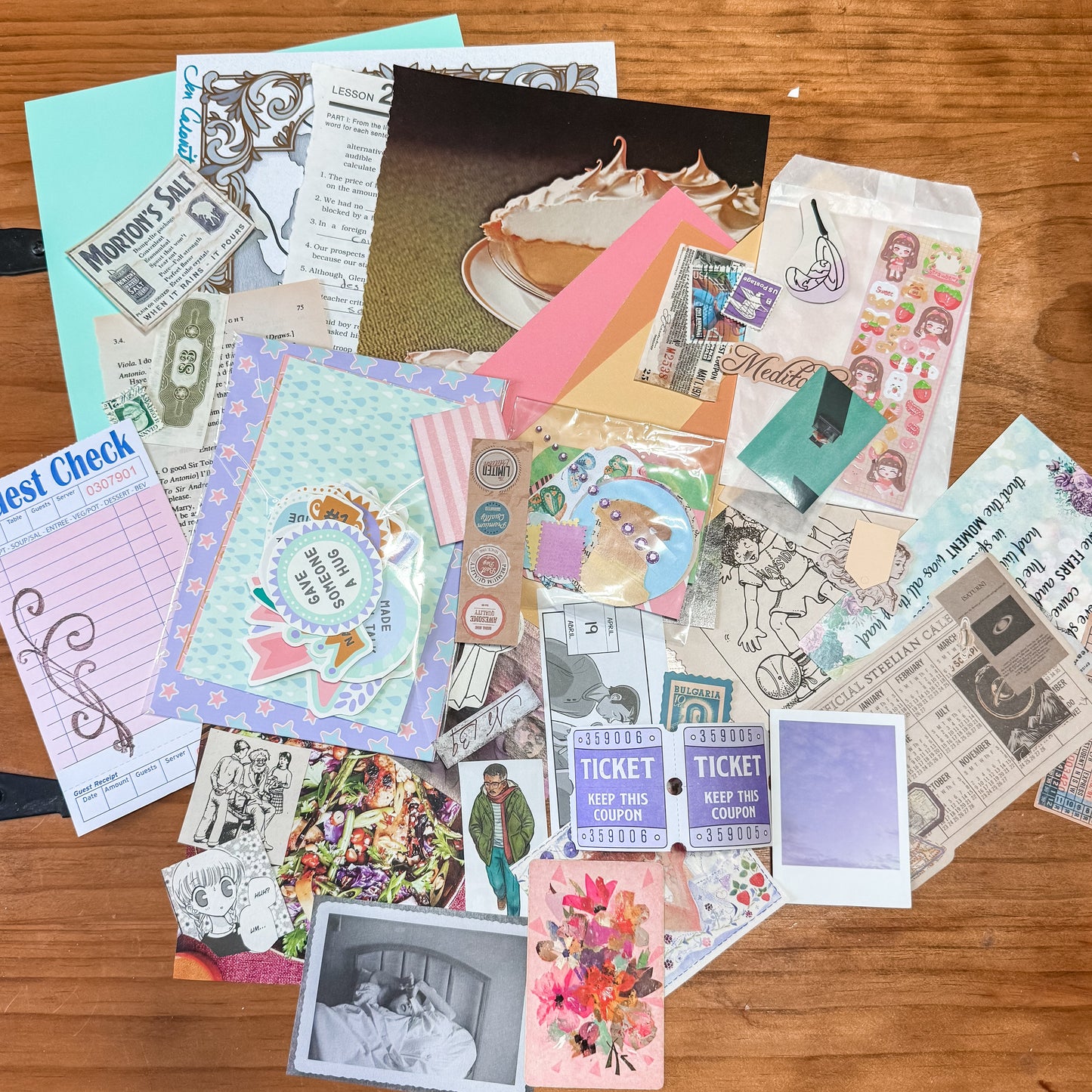 White Rose Recycled: Junk Journal Kit - Adulting Themed Kits