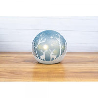 LED Crackle Glass Globe