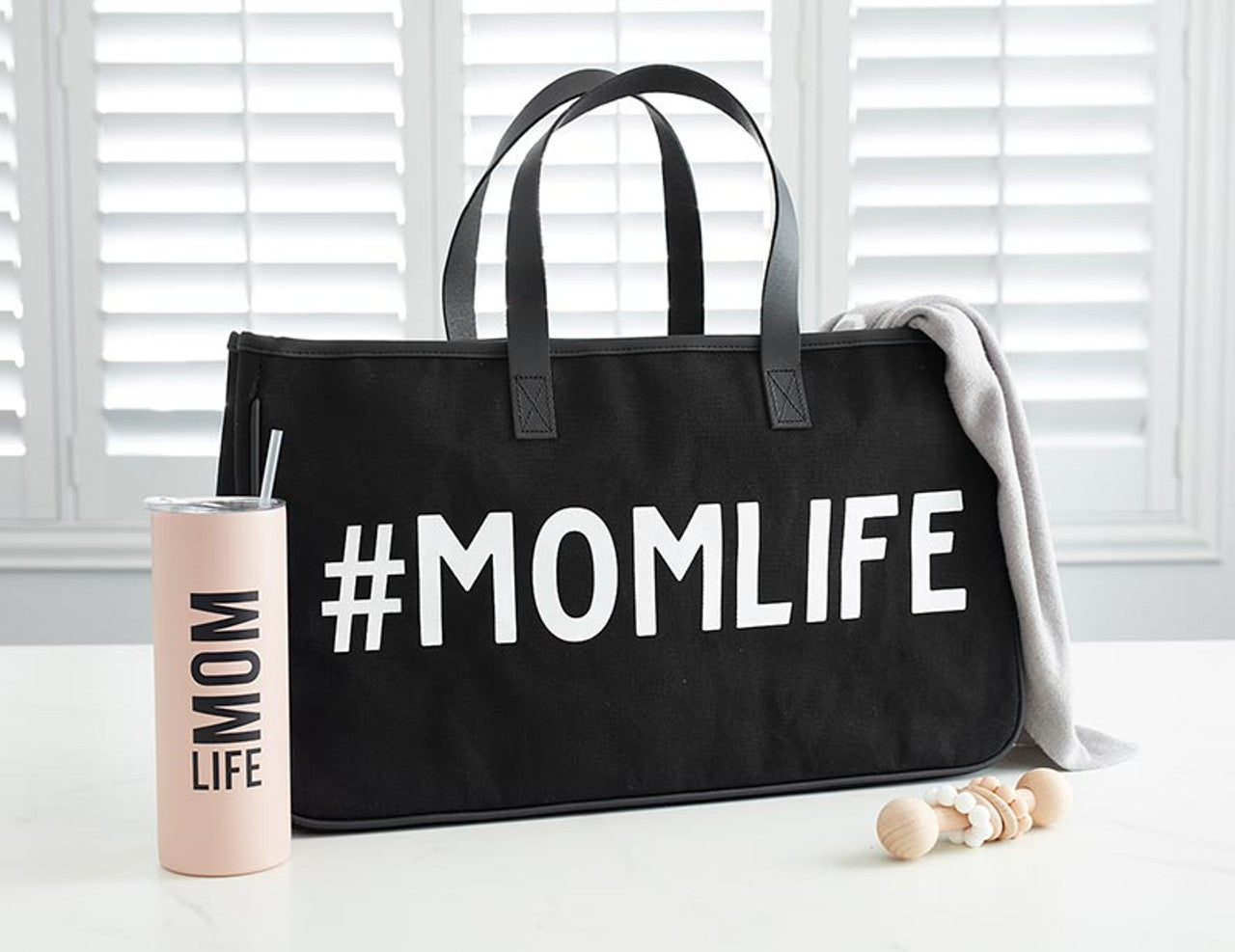 Motherhood Skinny Tumbler w/Straw