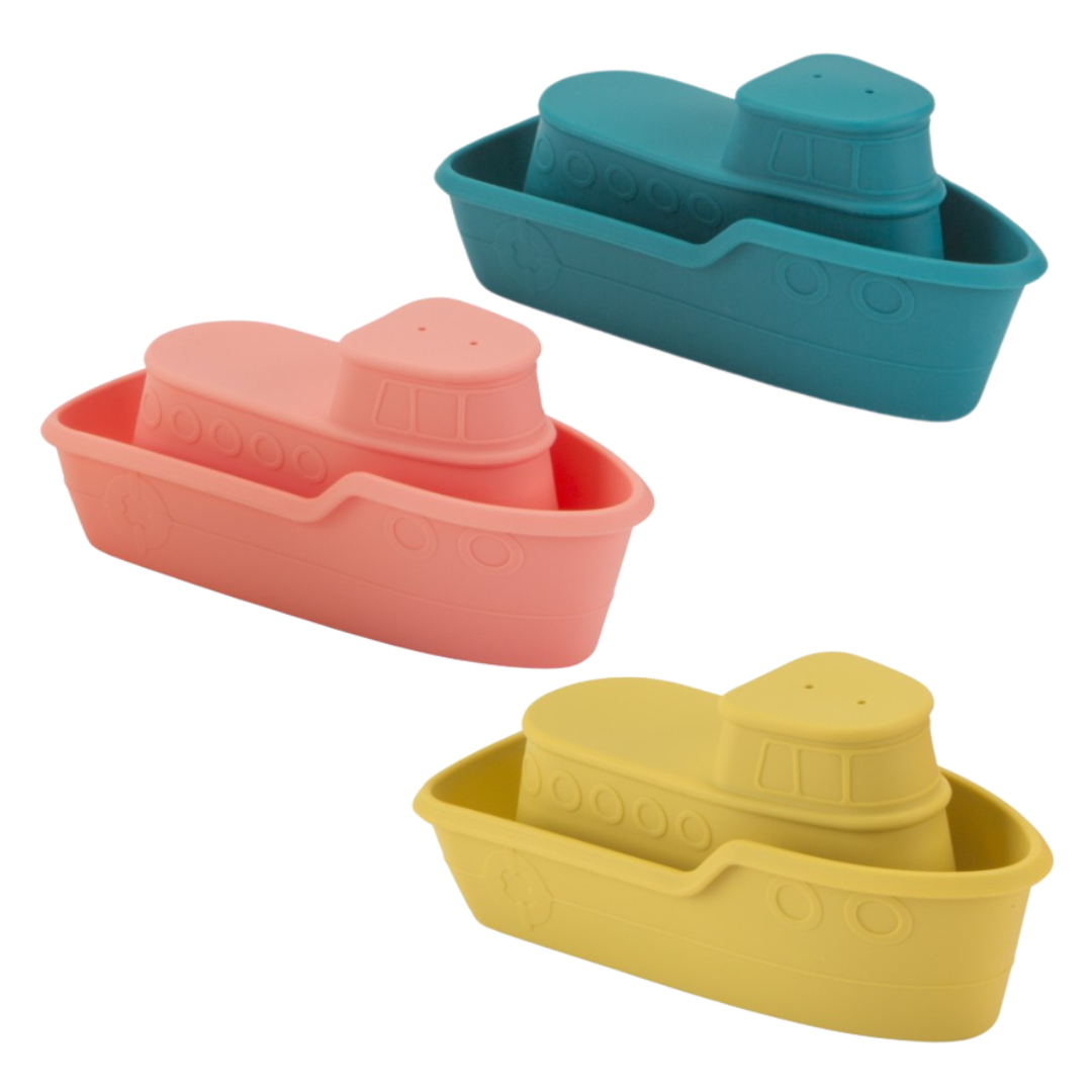 Silicone Bath Boat Toy