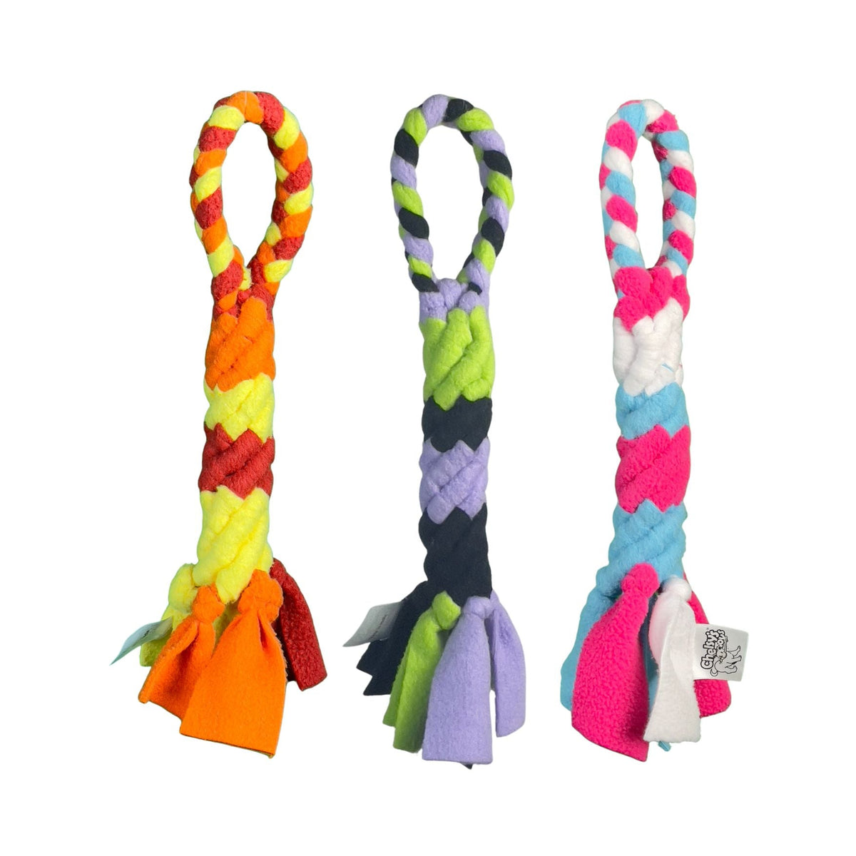 Chelsy’s Toys Patented Fleece Tug Toy – Interactive Dog Tug Toy for Play, Training & Enrichment