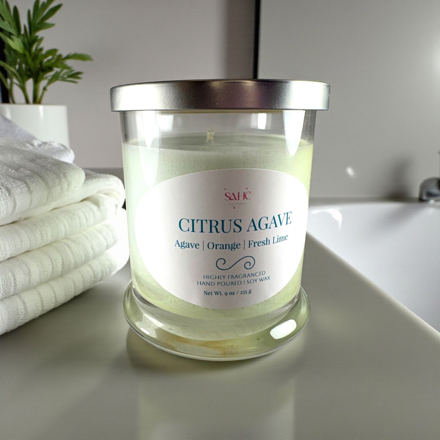 Citrus Agave Scented Candle