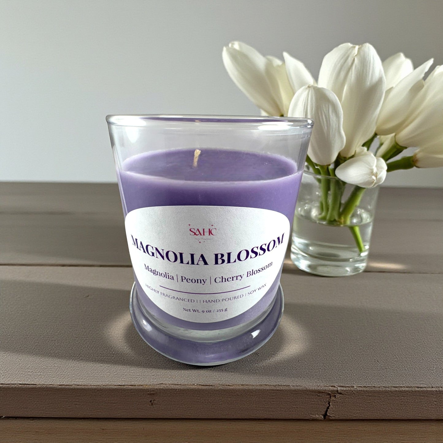 Magnolia Blossom Scented Candle