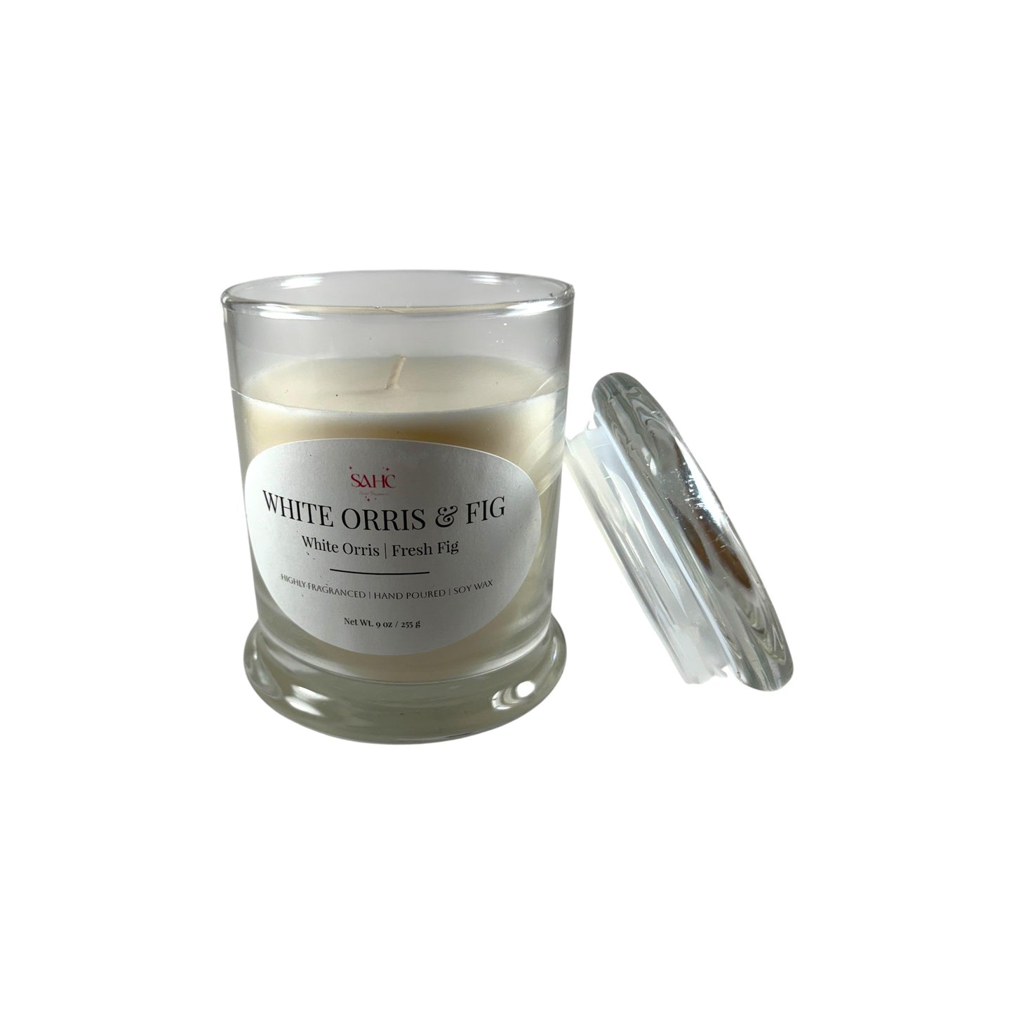 White Orris & Fig Scented Candle