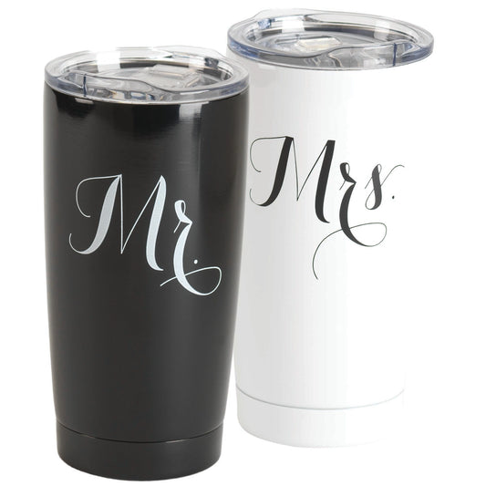 MR & MRS Stainless Steel Tumbler Set