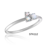 Davinci Stacking Rings, size 6
