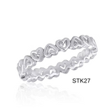Davinci Stacking Rings, size 6