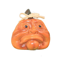 Funny Face Pumpkin Figurine