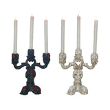 Faux Melted Wax Candelabra