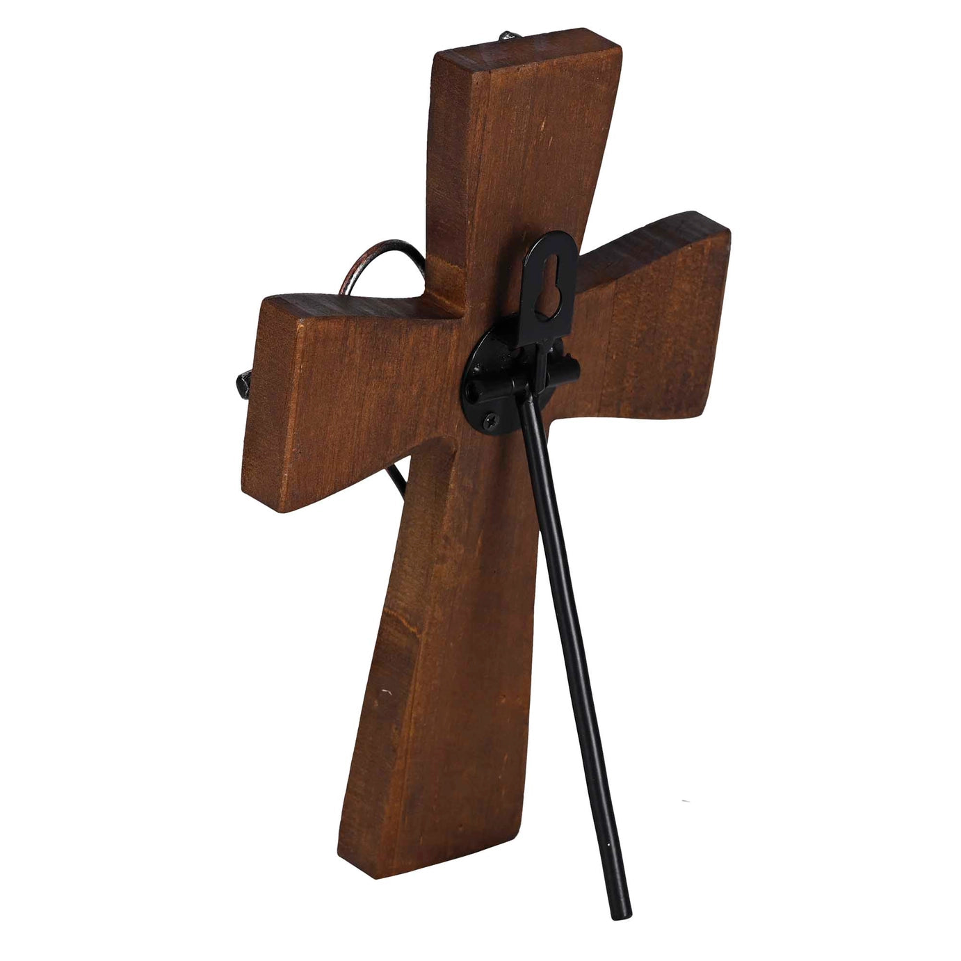 Tabletop Cross with 3D Heart Overlay