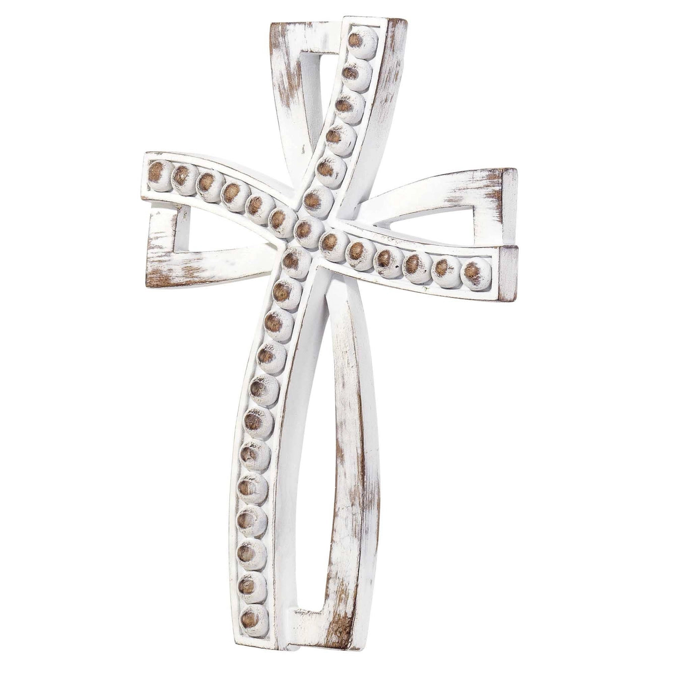 Rustic Look Resin Cross