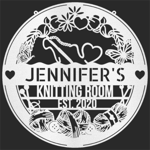 CRAFT ROOM Custom Metal Sign