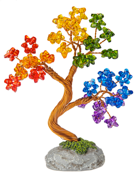 Beaded Tree Figure