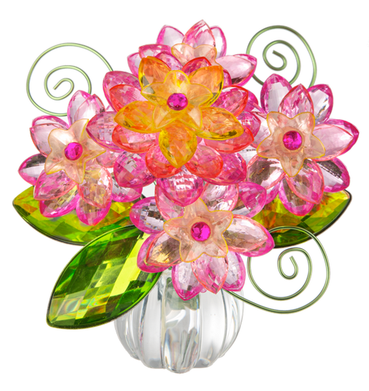 Dahlia Posy Pot