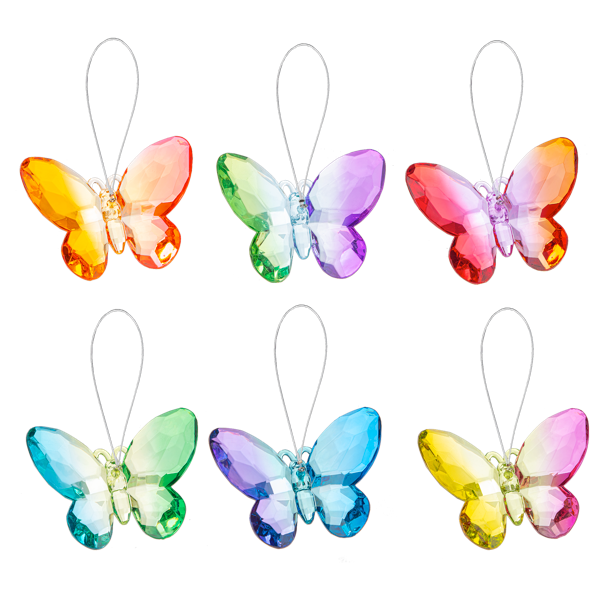 Multi-colored Acrylic Butterfly
